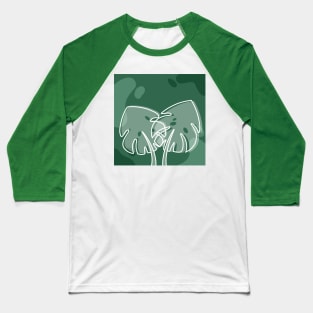 Monstera Plant Baseball T-Shirt